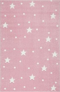Obrázek Dětský koberec HEAVEN růžová/ bílá 100x150 cm