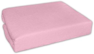 Obrázek z Dětské prostěradlo do postýlky 70x140 - jersey, růžové