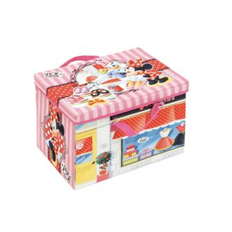 Obrázek z Dětská skládací látková truhla Minnie Mouse