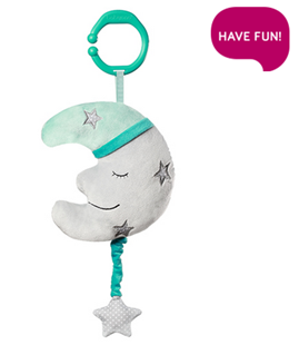Obrázek Závěsná plyšová hračka s melodií  - Happy Moon, BabyOno