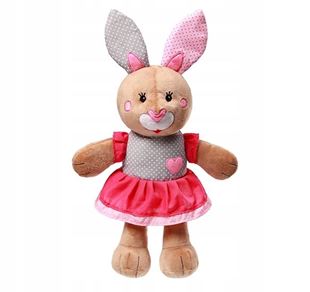 Obrázek Plyšová hračka s chrastítkem, 30cm - Bunny Julia