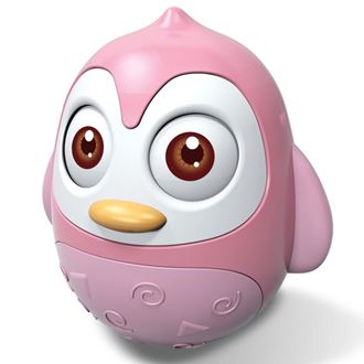 Obrázek z Kývací hračka Baby Mix tučňák růžový
