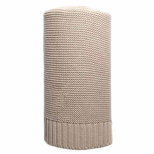 Obrázek Bambusová pletená deka 100x80 cm béžová