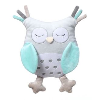 Obrázek z Plyšová hračka s chrastítkem Owl Sofia - modrá