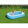 Obrázek z Dětský nafukovací bazén rodinný 262x175x51 cm modrý