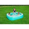 Obrázek z Dětský nafukovací bazén 201x150x51 cm zelený