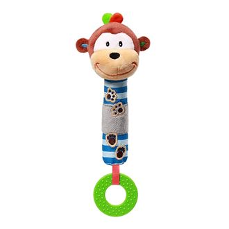 Obrázek z Plyšová pískací hračka s kousátkem opička George