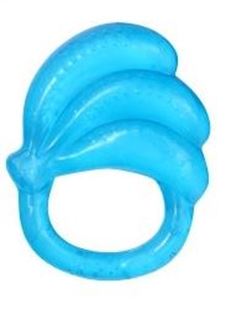 Obrázek z Kousátko gelové Baby Ono Banán - Modré/tyrkysové