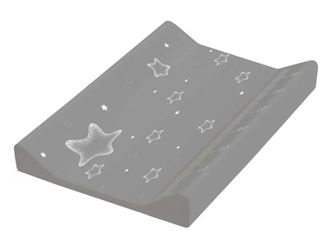 Obrázek z Přebalovací podložka 70x50cm Baby Star - tvrdá, šedá