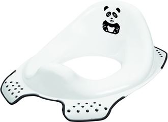 Obrázek z Adaptér - treningové sedátko na WC - Panda - bílé, 