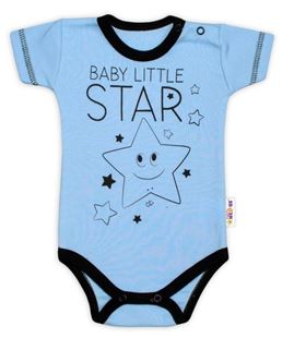 Obrázek Body krátký rukáv, Baby Little Star - modré
