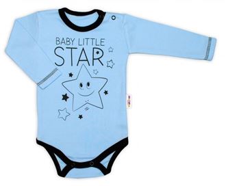 Obrázek z Body dlouhý rukáv, modré, Baby Little Star