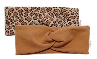 Obrázek Dětské čelenky Gepard, sada 2 kusů - hnědá, gepard
