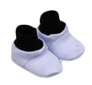 Obrázek Botičky/ponožtičky,Little prince  bavlna  - modro/černé