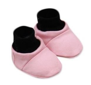 Obrázek Botičky/ponožtičky, Little princess bavlna - růžovo/černé