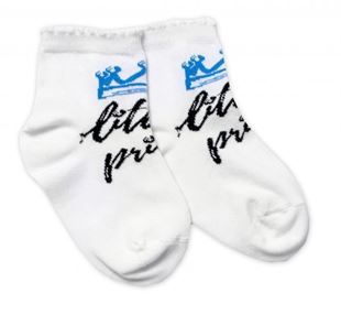 Obrázek Bavlněné ponožky Little prince - bílé