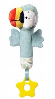 Obrázek z Edukační hračka s pískátkem a kousátkem Tukan