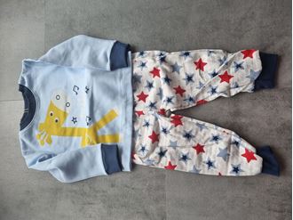 Obrázek z Dětské pyžamo Žirafka Modré