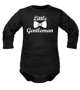 Obrázek Body dlouhý rukáv Little Gentleman - černé
