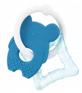Obrázek Sada silikonových kousátek - Myška, modrá