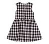 Obrázek z Dívčí kárované šaty Černo-bílá
