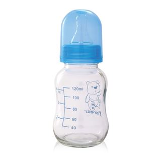 Obrázek z Skleněná kojenecká láhev 120 ML