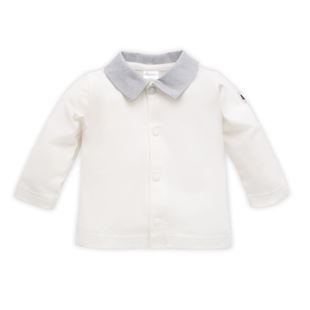 Obrázek Dětské tričko/košilka s dlouhým rukávem s límečkem Charlie Ecru