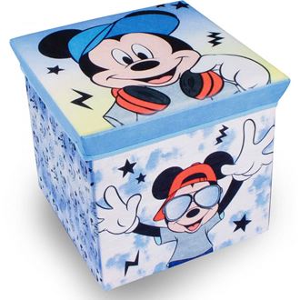 Obrázek z Úložný box na hračky Myšák Mickey s víkem