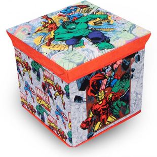 Obrázek Úložný box na hračky Avengers s víkem