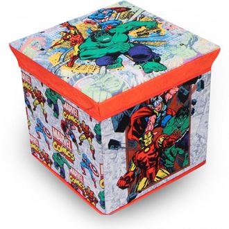 Obrázek z Úložný box na hračky Avengers s víkem