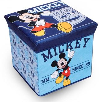 Obrázek z Úložný box na hračky Mickey Mouse s víkem