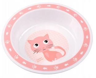 Obrázek Plastová miska Kočička - růžová