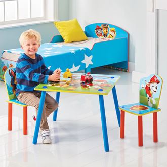 Obrázek z Dětský stůl s židlemi Tlapková Patrola
