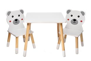 Obrázek Dětský stůl s židlemi Medvídek