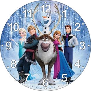 Obrázek Dětské hodiny Frozen