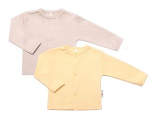 Obrázek Sada 2 bavlněných košilek, Basic Pastel, žlutá/béžová