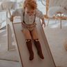 Obrázek z Dětská dřevěná skluzavka do interiéru Scandy: šedá