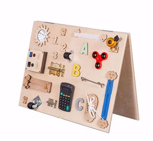 Obrázek Dětská oboustranná tabulka vzdělávání a zábavy S kalkulačkou