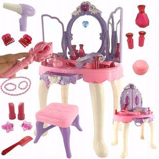 Obrázek Dětský toaletní stolek s dálkovým ovládáním - Fialová