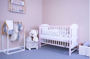 Obrázek Dětská postýlka New Baby ELSA bílo-růžová