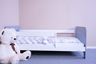 Obrázek z Dětská postel se zábranou New Baby ERIK 160x80 cm bílo-šedá
