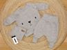 Obrázek z Pletená kojenecká sada 3D Medvídek, svetřík, tepláčky + čepička , béžová
