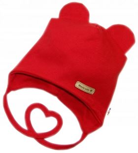 Obrázek Čepička na zavazování, bavlna, Little Teddy, , červená
