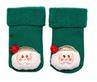 Obrázek z Kojenecké vánoční froté ponožky Santa, , zelené