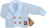 Obrázek z Pletený elegantní svetřík s knoflíčky Boy, modrý