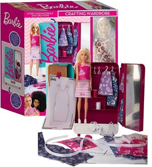Obrázek z Panenka Barbie šatní skříň s šicími doplňky 29cm