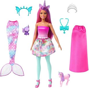 Obrázek Panenka Barbie Dream pohádkové oblečky 30cm