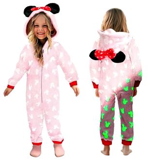 Obrázek z Dětské svítící pyžamo Minnie s ušima 122-128 L
