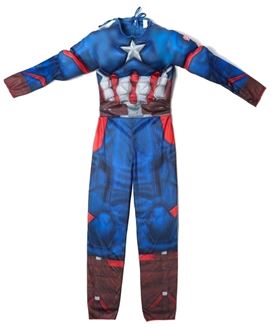Obrázek z Dětský kostým Svalnatý Kapitán Amerika 110-122 M