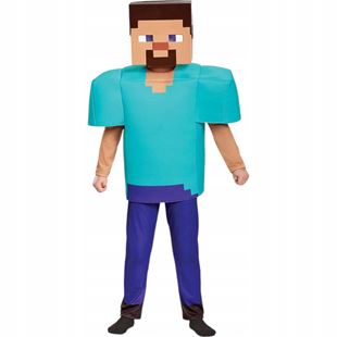 Obrázek Dětský kostým Minecraft Steve 116-122 M